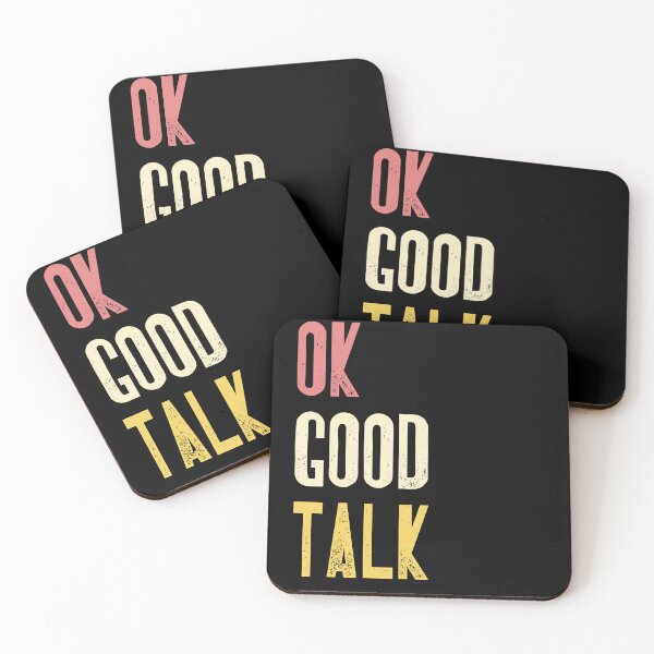 Item preview, Ok Good Talk Sarcastic Humor Introvert Quote designed and sold by RetroMini2026.