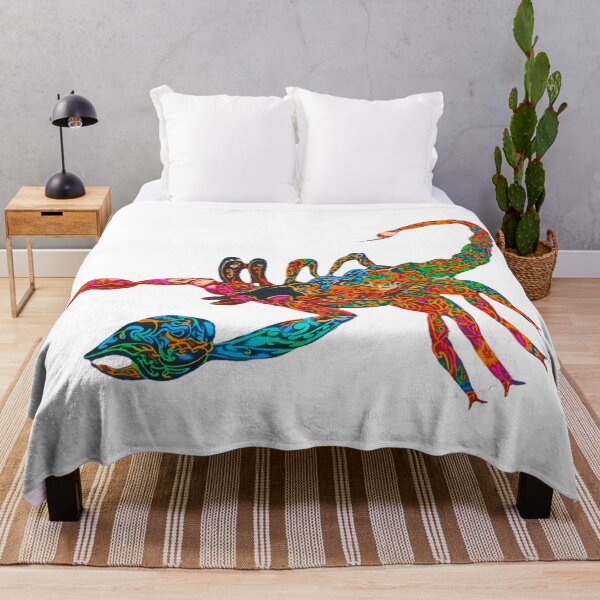 Item preview, Colorful tribal scorpion designed and sold by Guiarte SMS.