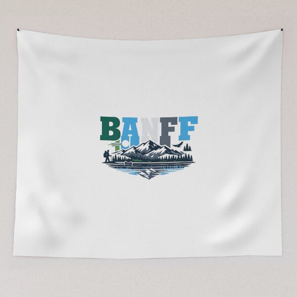 Item preview, Banff Retro Travel Tee | Vintage Graphic Shirt designed and sold by SJarts Creative Studio.