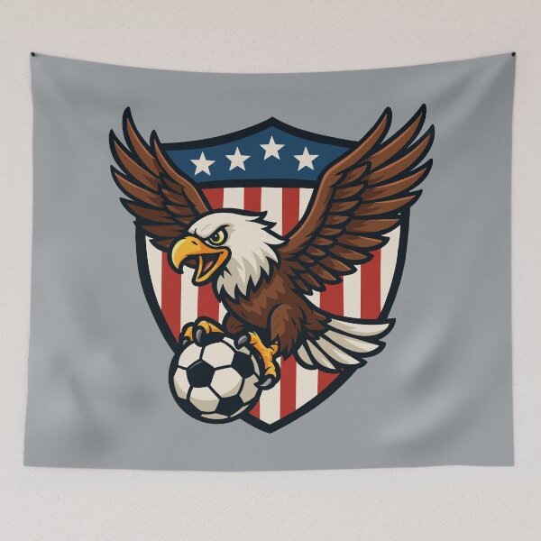 Item preview, USA Bald Eagle Soccer designed and sold by Ghost on Toast.