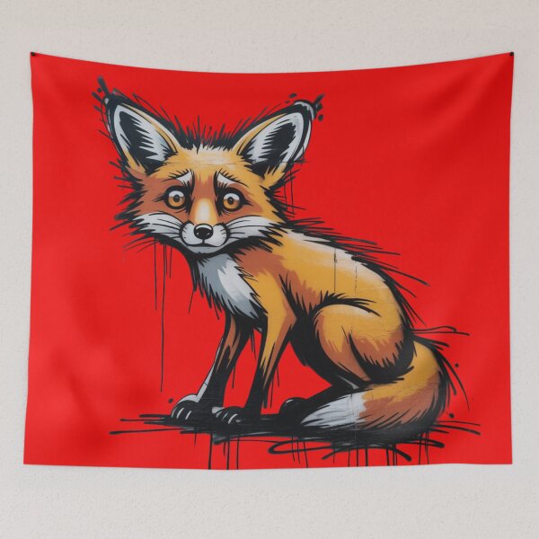 Item preview, urban orange-brown fox  designed and sold by 123ks.