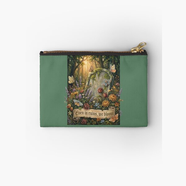 Item preview, Even In Ruins We Bloom Gothic Dark Academia Tombstone designed and sold by Rahaf-shop9.