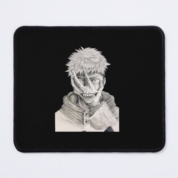 Item preview, Sukunas Vessel Half Face Covered by Giant Cursed Hand Transforming Stencil designed and sold by Deviantfant.