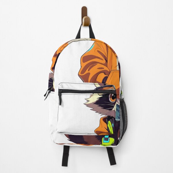 Item preview, Cyber Street Raccoon Mascot | Neon Urban Animal Hoodie Design designed and sold by Luhop.