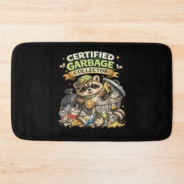 Item preview, Certified Garbage Collector Cute Raccoon designed and sold by Hobby-up.
