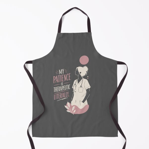 Item preview, My Patience Is Therapeutic Literally — Funny Nurse Gift | RN Shirt Nurse Humor Healthcare Worker designed and sold by KiwyStudio.
