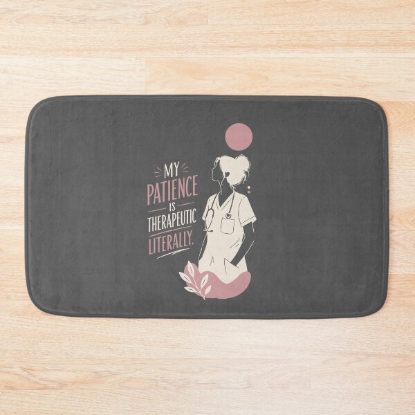 Item preview, My Patience Is Therapeutic Literally — Funny Nurse Gift | RN Shirt Nurse Humor Healthcare Worker designed and sold by KiwyStudio.