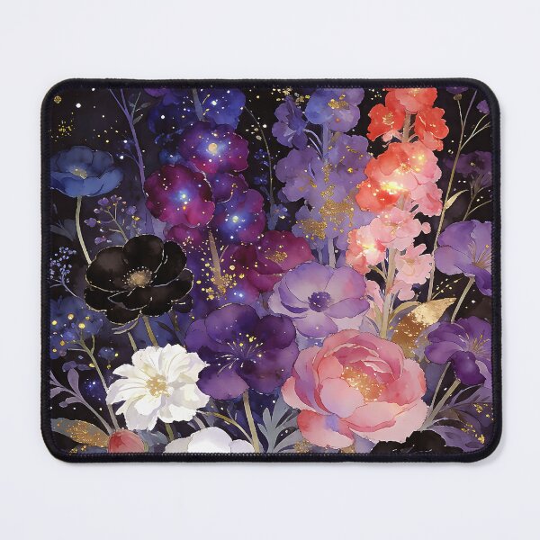Item preview, Magical Midnight Flowers Bloom designed and sold by soulfulpalette.