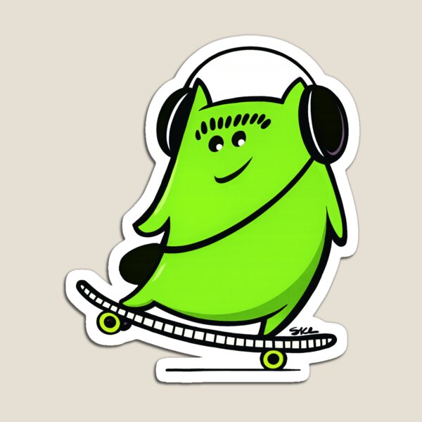 Aperçu de l'œuvre SklinesArt Skater créée et vendue par Sklines Art | Mrz Danelli.