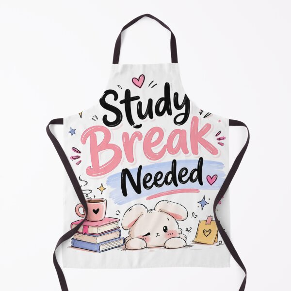 Item preview, Study Break Needed Cute Bunny Aesthetic Student Design designed and sold by Sanika arts .