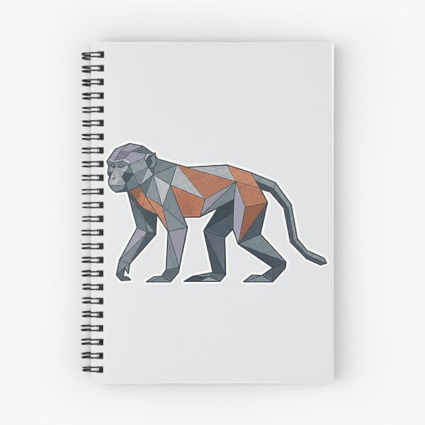 Item preview, Stylized Macaque Sticker – Minimalist Ape Design for Graphic Design Lovers designed and sold by bsbd-action.