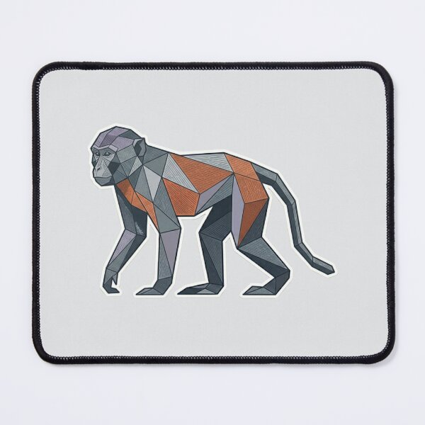 Item preview, Stylized Macaque Sticker – Minimalist Ape Design for Graphic Design Lovers designed and sold by bsbd-action.