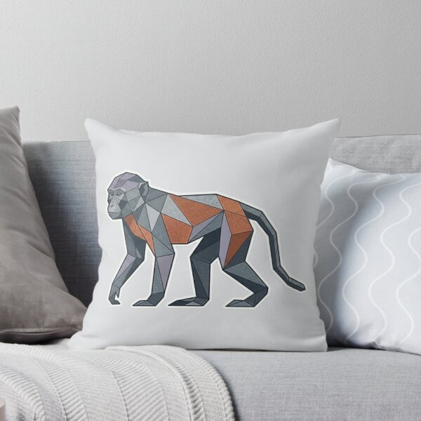 Item preview, Stylized Macaque Sticker – Minimalist Ape Design for Graphic Design Lovers designed and sold by bsbd-action.