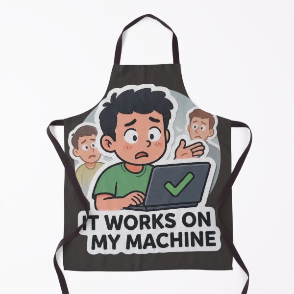 Item preview,  It Works On My Machine Classic Developer Excuse Sticker designed and sold by islam gamal.