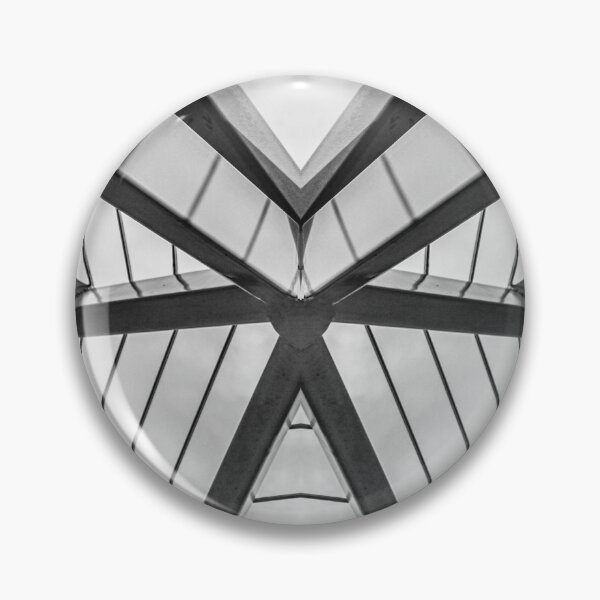 Item preview, Symmetrical Steel and Glass Architecture Structure With Geometric Patterns and Modern Abstract Roof Design designed and sold by Nmallia.