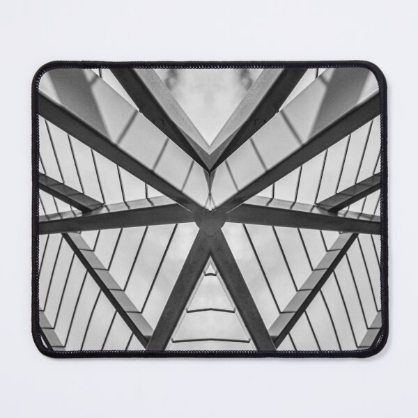 Item preview, Symmetrical Steel and Glass Architecture Structure With Geometric Patterns and Modern Abstract Roof Design designed and sold by Nmallia.