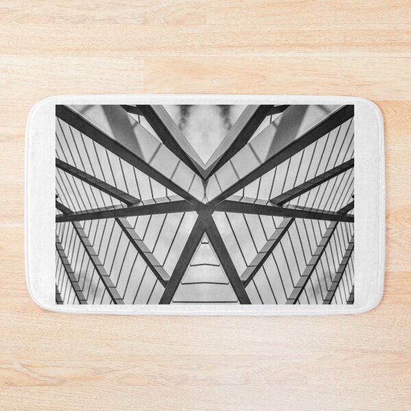 Item preview, Symmetrical Steel and Glass Architecture Structure With Geometric Patterns and Modern Abstract Roof Design designed and sold by Nmallia.