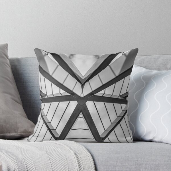 Item preview, Symmetrical Steel and Glass Architecture Structure With Geometric Patterns and Modern Abstract Roof Design designed and sold by Nmallia.
