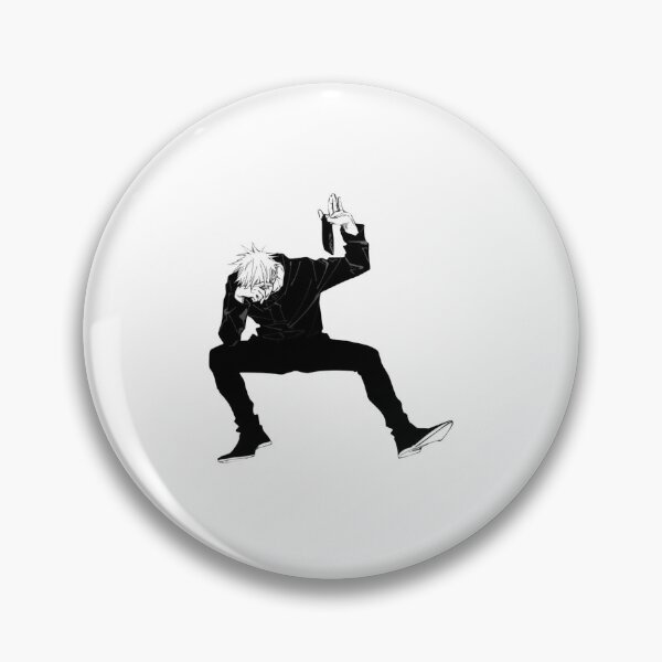 Item preview, Strongest Sorcerer Squatting in Low Stance with Blindfold and Finger Raised Stencil designed and sold by Deviantfant.