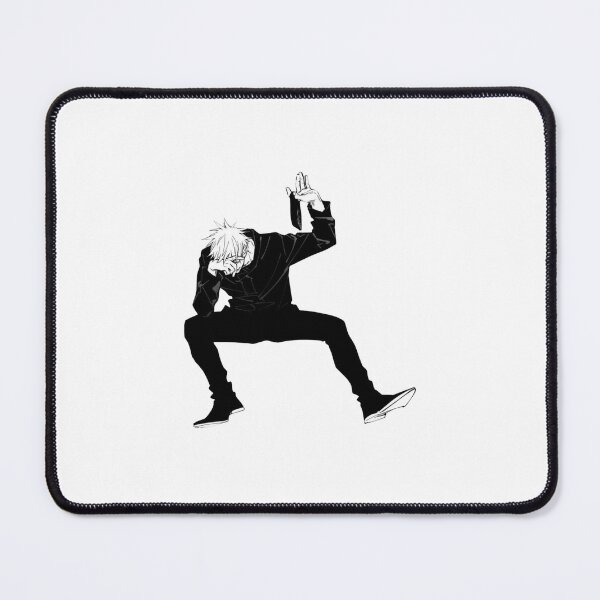 Item preview, Strongest Sorcerer Squatting in Low Stance with Blindfold and Finger Raised Stencil designed and sold by Deviantfant.