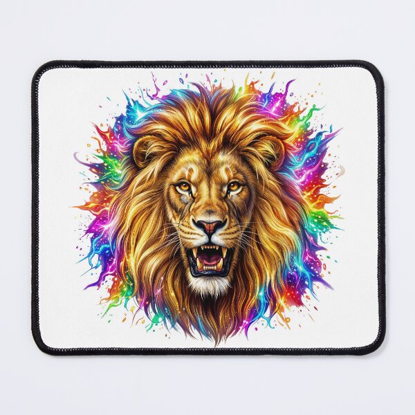 Item preview, Dramatic Lion Head Fantasy Art designed and sold by Marcu Ioachim.