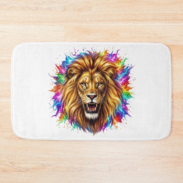 Item preview, Dramatic Lion Head Fantasy Art designed and sold by Marcu Ioachim.