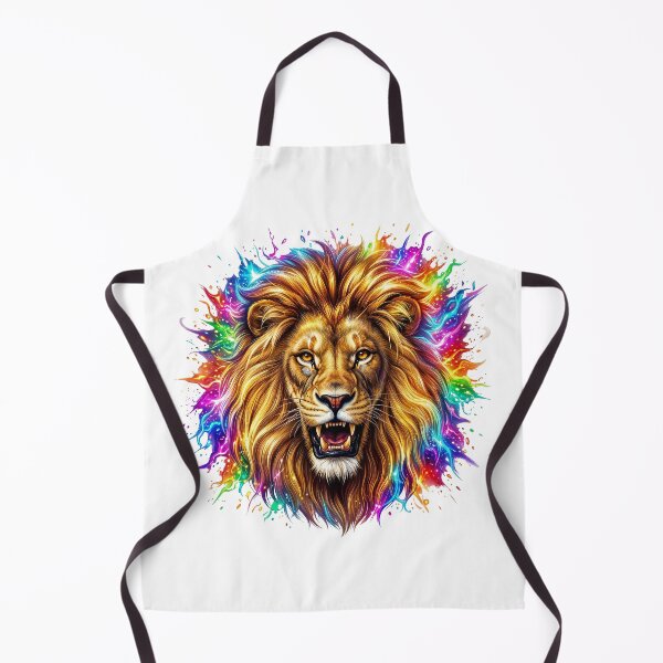 Item preview, Dramatic Lion Head Fantasy Art designed and sold by Marcu Ioachim.