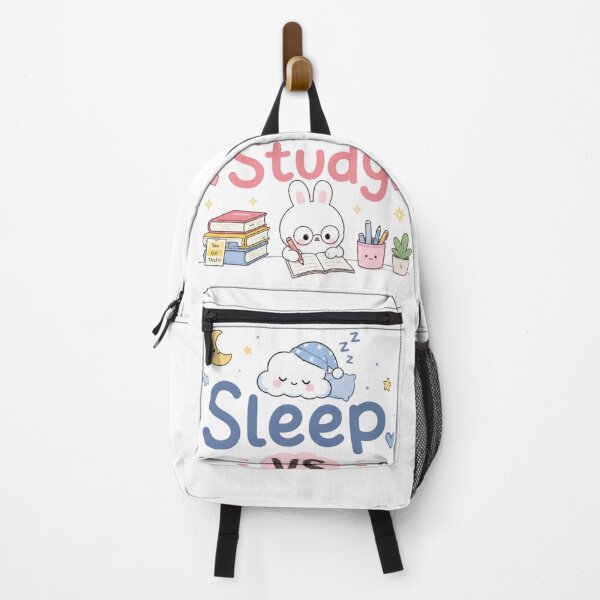 Item preview, Sleep VS Study Cute Student Aesthetic Design | Kawaii College Life Quote Sticker designed and sold by Sanika arts .