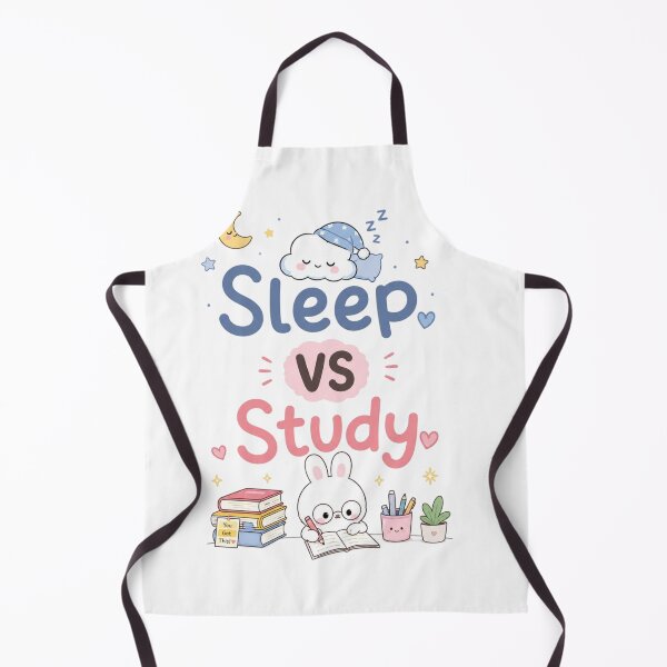 Item preview, Sleep VS Study Cute Student Aesthetic Design | Kawaii College Life Quote Sticker designed and sold by Sanika arts .