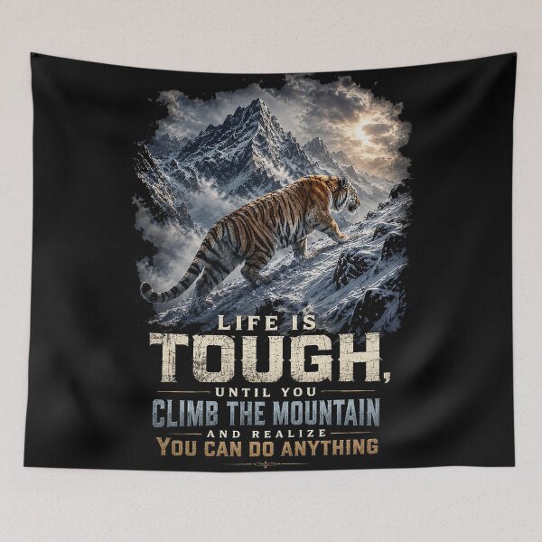 Item preview, Climb the Mountain and You Can Do Anything designed and sold by nikkolaus.