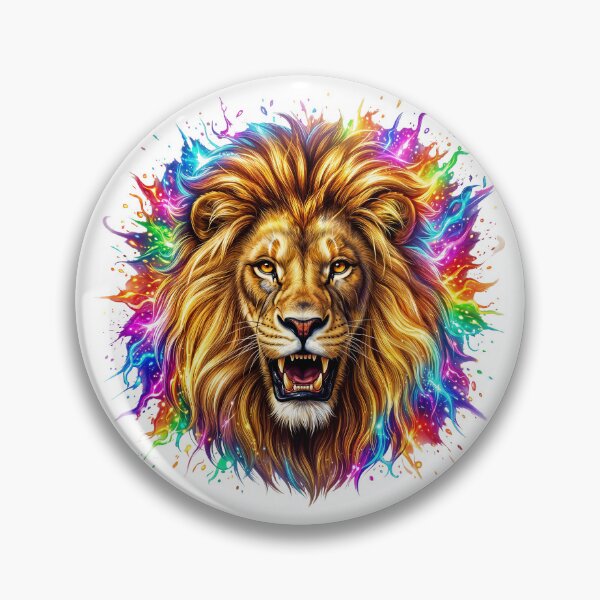 Item preview, Dramatic Lion Head Fantasy Art designed and sold by Marcu Ioachim.