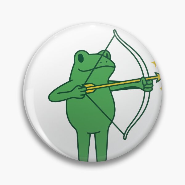 Item preview, Always On Target Archer Frog Funny Pun designed and sold by pistoniya7 ⭐⭐⭐⭐⭐.