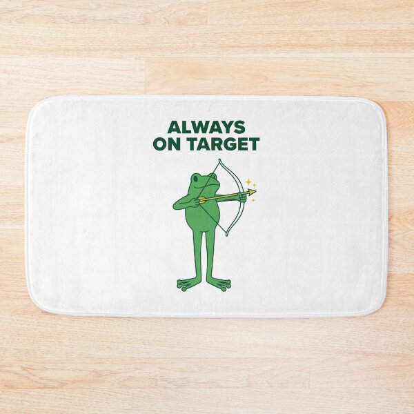 Item preview, Always On Target Archer Frog Funny Pun designed and sold by pistoniya7 ⭐⭐⭐⭐⭐.