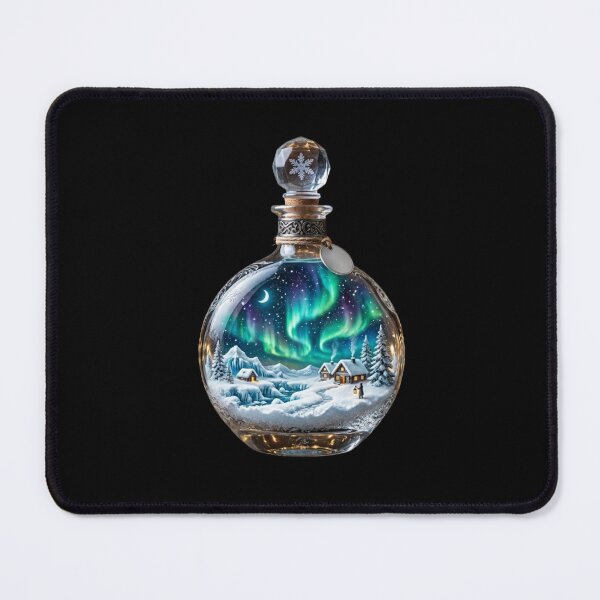 Item preview, Magical Northern Lights Miniature Inside an Elegant Glass Bottle designed and sold by M.Store.