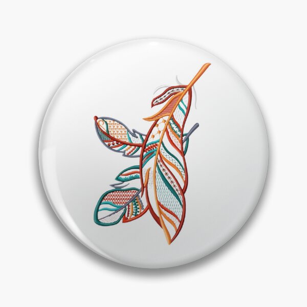 Item preview, Boho Lace Feather Design - Intricate Textured Abstract Art designed and sold by aseelbrand.