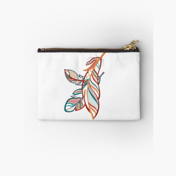 Item preview, Boho Lace Feather Design - Intricate Textured Abstract Art designed and sold by aseelbrand.