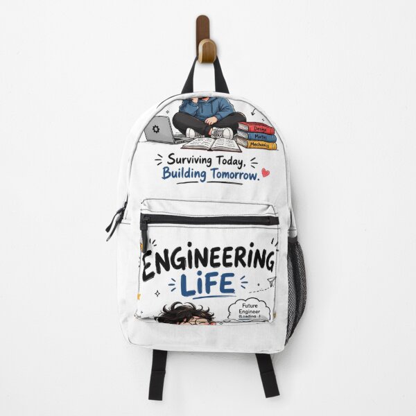 Item preview, Cute Engineering Life Meme T-Shirt | Funny College Student Tee | Future Engineer Loading Design designed and sold by Sanika arts .
