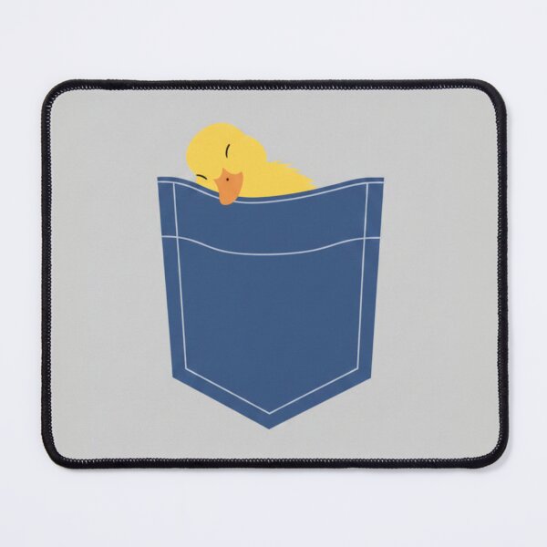 Item preview, Cute Baby Duck in a Denim Pocket designed and sold by goldcov.