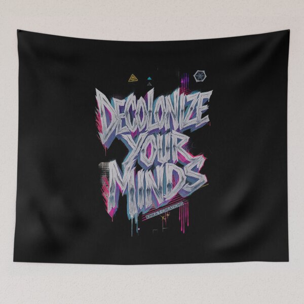 Item preview, Decolonize Your Minds 80's designed and sold by kinkatstyle.