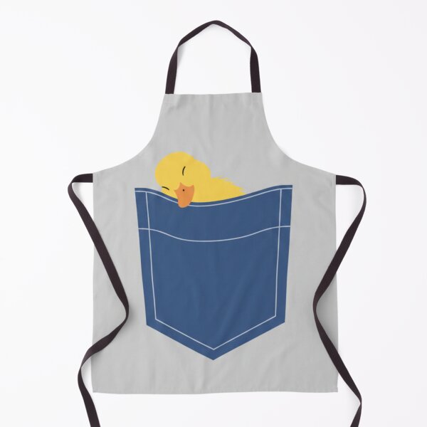 Item preview, Cute Baby Duck in a Denim Pocket designed and sold by goldcov.