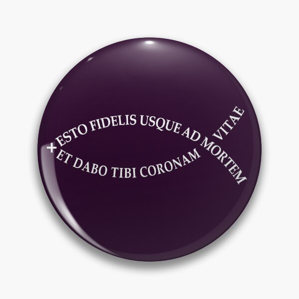 Item preview, [Latin] The Christian symbol of the Ichthys fish - Bible quote designed and sold by Contrast-Factory.