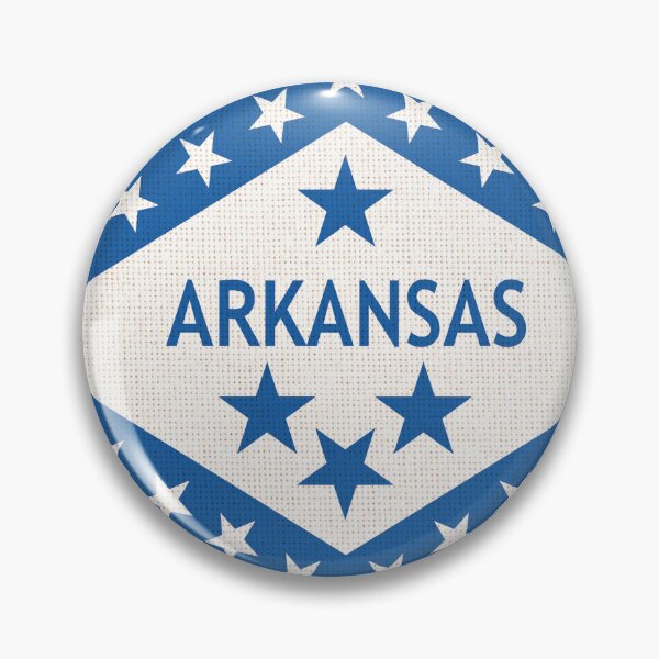 Item preview, Flag of American state Arkansas flag on fabric surface. Arkansas state flag on textured background. Colored flag of Arizona on fabric surface. Symbol of American state designed and sold by Decoriolus.