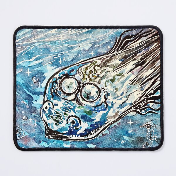 Item preview, Goblin fish, deep-sea creature designed and sold by Inkhov Art.