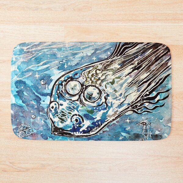 Item preview, Goblin fish, deep-sea creature designed and sold by Inkhov Art.