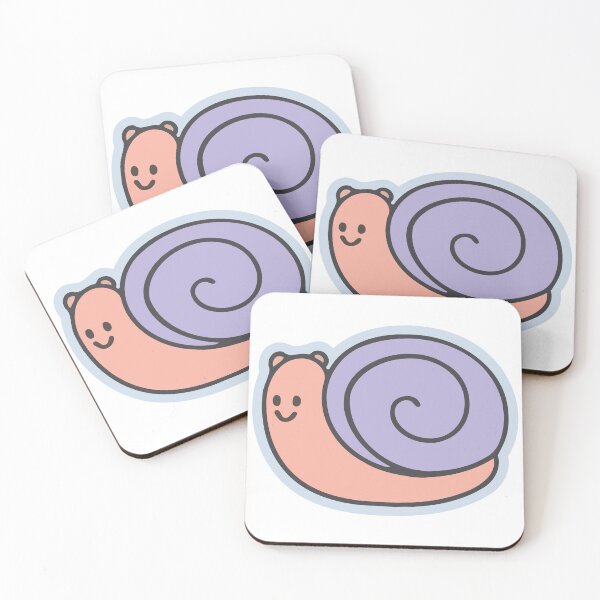 Item preview, Cute Kawaii Snail Sticker | Minimal Pastel Cartoon Animal designed and sold by Luhop.