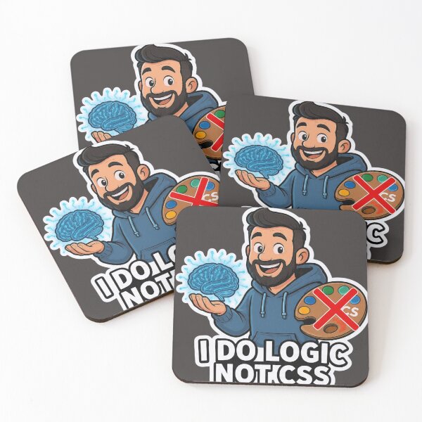 Item preview,  I Do Logic Not CSS Funny Backend Developer Sticker designed and sold by islam gamal.