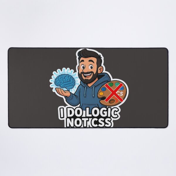 Item preview,  I Do Logic Not CSS Funny Backend Developer Sticker designed and sold by islam gamal.