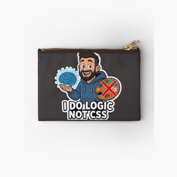 Item preview,  I Do Logic Not CSS Funny Backend Developer Sticker designed and sold by islam gamal.
