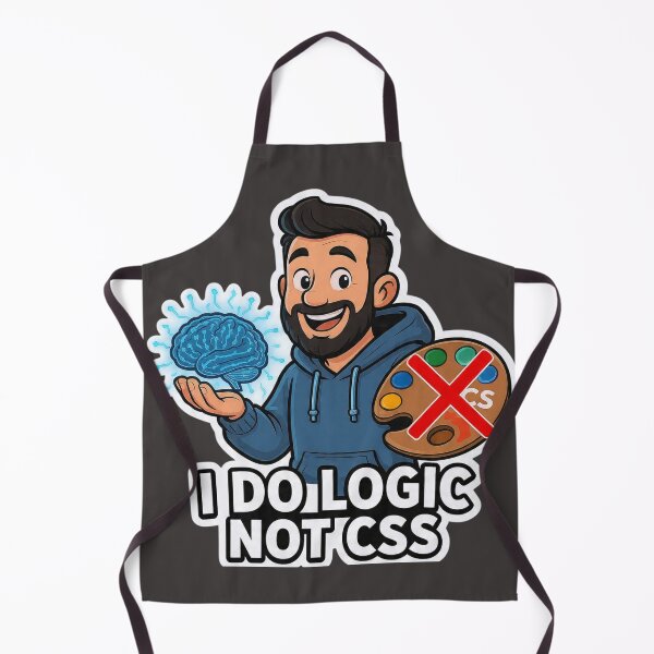 Item preview,  I Do Logic Not CSS Funny Backend Developer Sticker designed and sold by islam gamal.