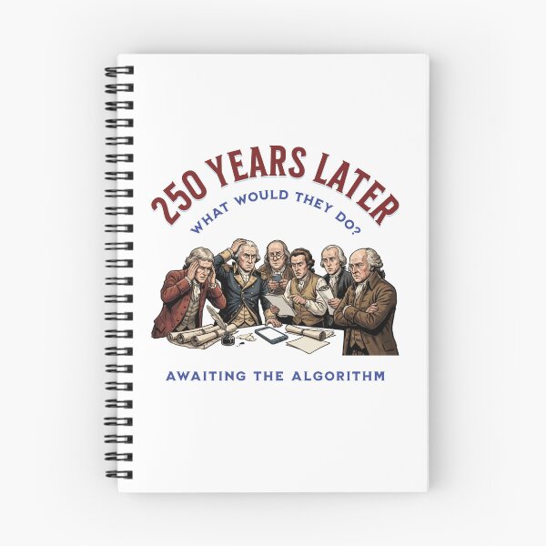 Item preview, USA 250 Founding Fathers Awaiting Algorithm designed and sold by AntiqueImages.
